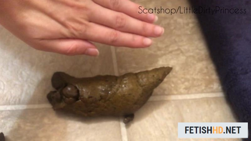 LittleDirtyPrincess - Urgent shit plops on the floor (Scat) [FullHD 1080p / 306 MB]