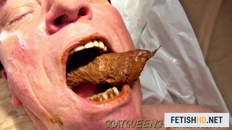 Scatqueens-Berlin - Slave Cunt Tortured and Shit into Mouth P2 (Scat) [HD 720p / 405 MB]