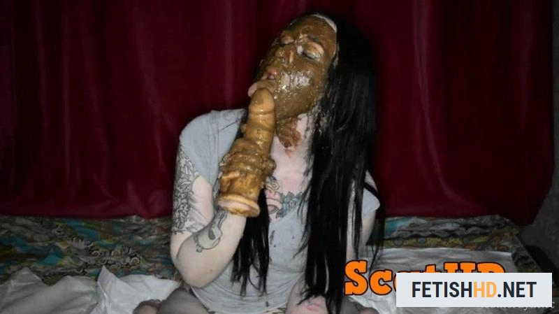 SweetBettyParlour (DirtyBetty) - Food From My Ass On My Face With Dildo (Scat) [FullHD 1080p / 491 MB]