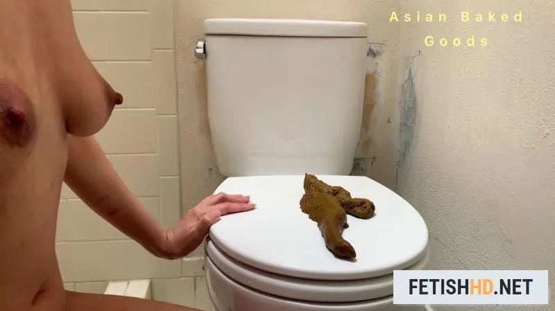 Marinayam19 - Shit on The Toilet Cover, Back View (Scat) [FullHD 1080p / 617 MB]