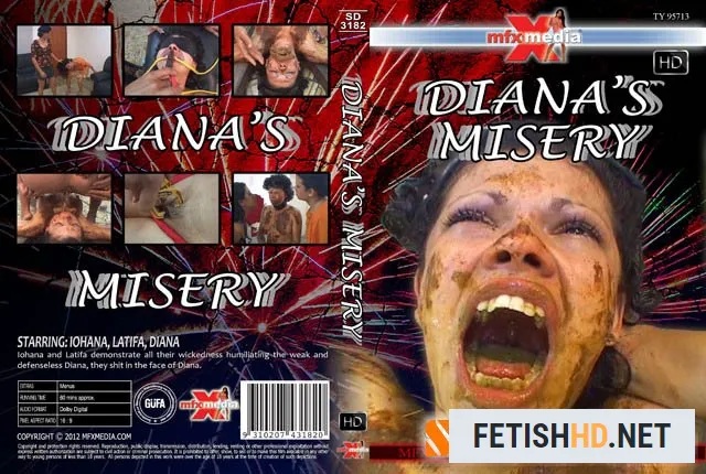 Iohana, Latifa, Diana - SD-3182 Diana’s Misery (Scat) [HDRip / 1.40 GB]