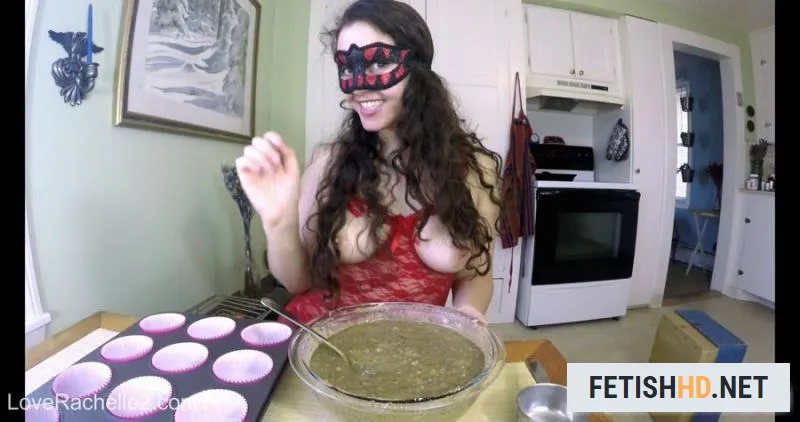 LoveRachelle2 - Baking Poop Muffins… Eat Them All, Slave (Scat) [4K UltraHD / 1.76 GB]