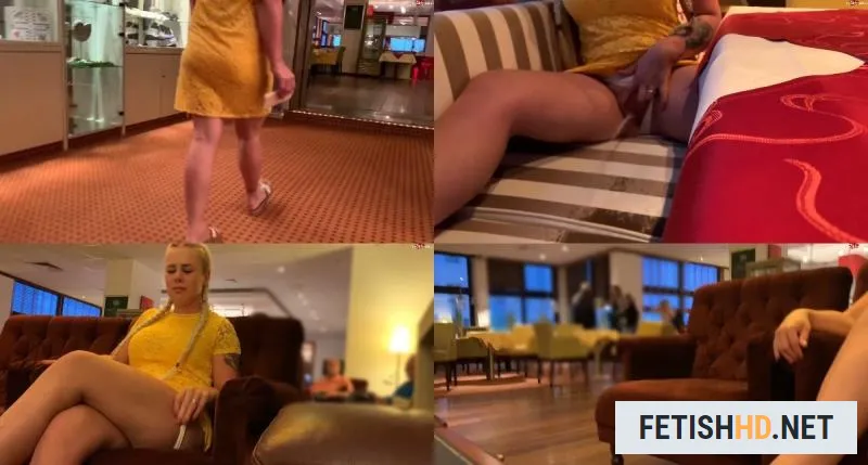 Devil Sophie - CAUGHT The hotel bar - elevator - seat flooding and Fotzenspiele with devil-sophie (Pissing) [FullHD 1080p / 196.04 MB]