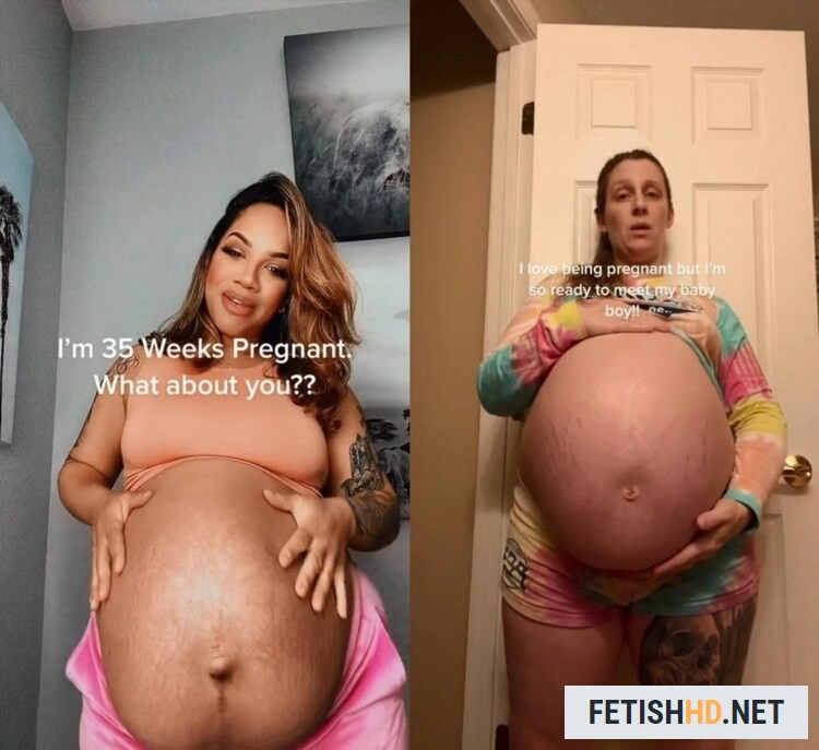 Brookesobasic & Renae W - NN Monster Bump Pregnant Compilation (Pregnant) [SiteRip / 98.8 MB]