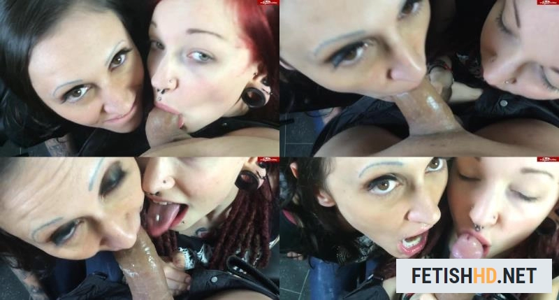 Mein erster Dreier Blowjob!! mit JezziCat (Pissing) [HD 720p / 100.81 MB]