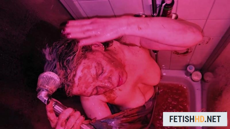 SlutOrgasma - Scat Slut-Orgasma Celeste extreme scat shower (Scat) [FullHD 1080p / 1.23 GB]