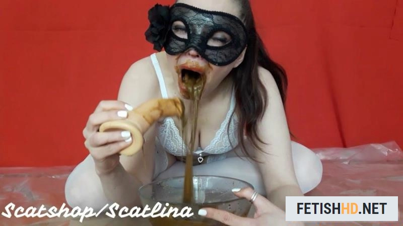 ScatLina - 4 shitty vomits (Scat) [FullHD 1080p / 367 MB]