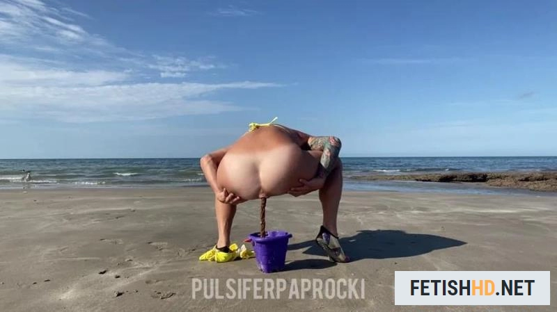 PulsiferPaprocki - Beach Bucket Poopd (Scat) [FullHD 1080p / 98.6 MB]