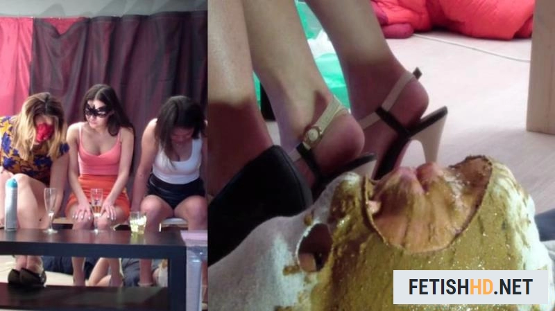 MilanaSmelly - Group use of female toilet slave (Scat) [HD 720p / 1.36 GB]