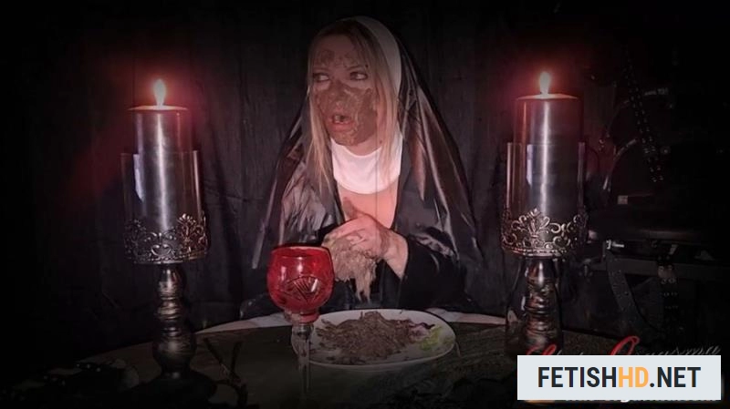SlutOrgasma - The holy food and scat dinner - The medieval shit puking scat slave 1 - Holy nun extreme shit and puke play (Scat) [FullHD 1080p / 4.83 GB]