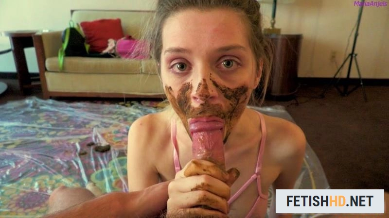 Maria Anjel - Step-Bro Catches me playing with poop POV (Scat) [FullHD 1080p / 3.50 GB]