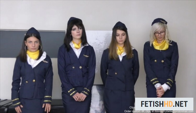 Cabin crew corporal compensation (BDSM) [FullHD 1080p / 2.85 GB]