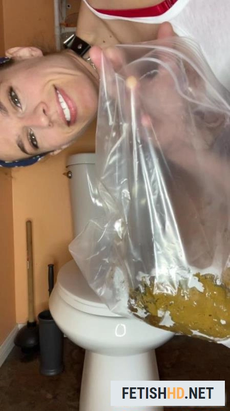 VibeWithMolly - School girl poops in bag (Scat) [UltraHD 2K / 623 MB]