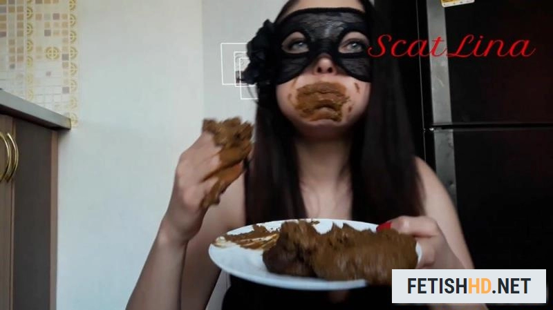 ScatLina - Eat shit and fuck myself (Scat) [FullHD 1080p / 1.09 GB]