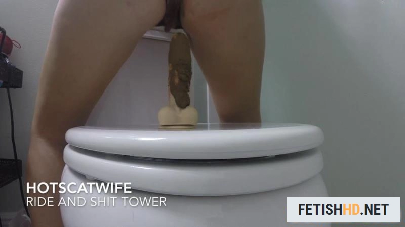 HotScatWife - RIDE and SHIT TOWER (Scat) [FullHD 1080p / 1.22 GB]