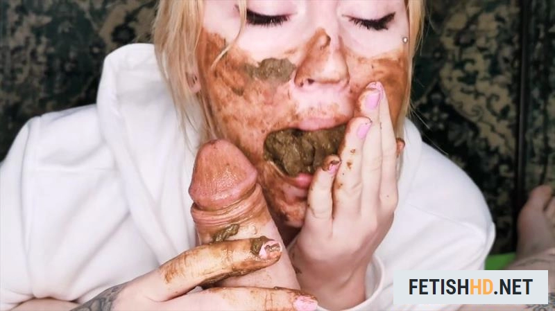 DirtyBetty - Eating Dick With Rock Like Shit (Scat) [UltraHD 4K / 662 MB]