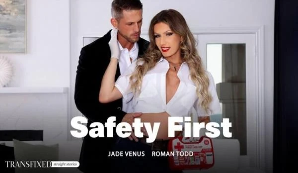 Jade Venus & Roman Todd - Safety First (Transsexual) [FullHD 1080p / 1.44 GB]