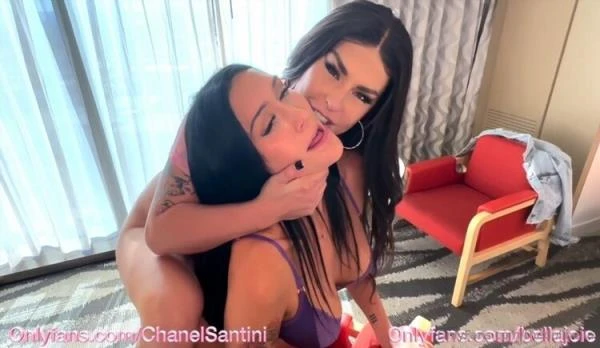 Bella Joie & Chanel Santini - My First Ts On Ts Experience With Chanel Santini (Transsexual) [HD 720p / 564.8 MB]