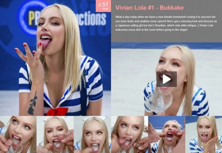 Vivian Lola #1 - Bukkake [FullHD 1080p / 1.18 GB]