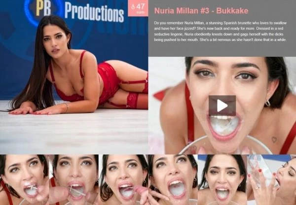 Nuria Millan #3 - Bukkake [FullHD 1080p / 1.3 GB]