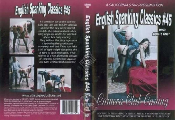 English spanking Classics #45 Camera Club Caning [SD / 495 MB]