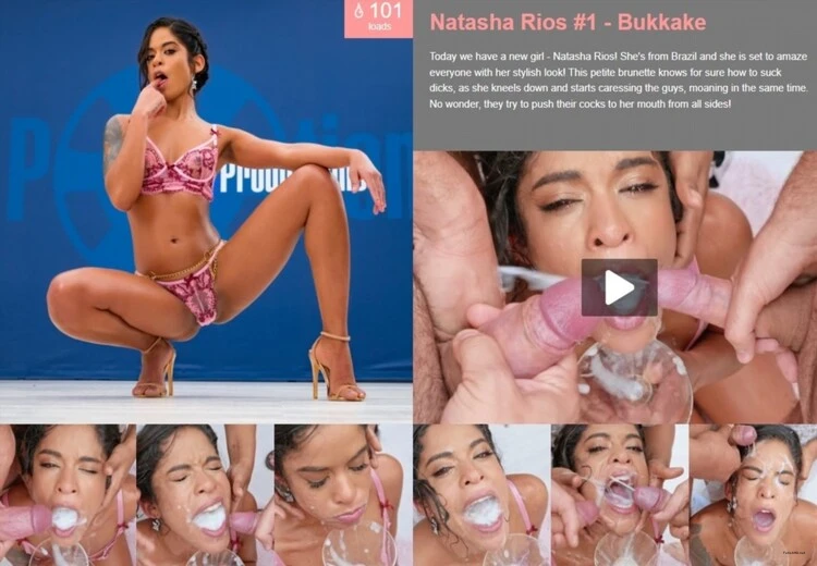 Natasha Rios #1 - Bukkake [FullHD 1080p / 3.16 GB]