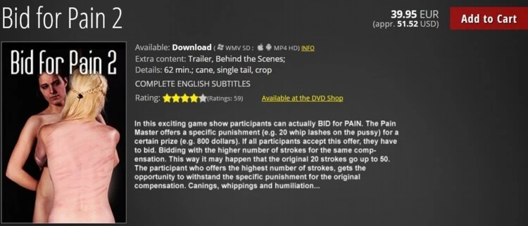 Bid For Pain 2 [HD 720p / 1.87 GB]