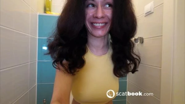 Morning poo porcion, licking finger after my butt, licking toilet (Scat) [UltraHD 4K / 644 MB]