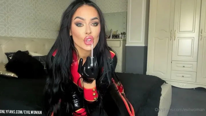 Evil Woman's Dominatrix Latex JOI - Goddess Dirty Talk Solo Romp FullHD 1080p - Fetish Porn Video on FetishHD