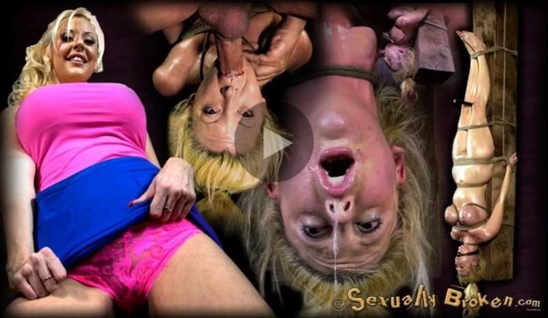 ULTIMATE THROAT BOARDING Courtney Taylor bound to a 300lb 10x10 and suspended [HD / 870.7 MB]