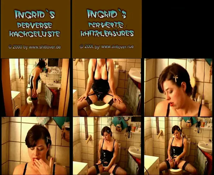 FetishHD Ingrid 2 Perverse Kackgeluste - German Scat Toilet - scat, human toilet - Fetish Porn Video on FetishHD